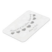 Magnet Flexible Diamond 60e anniversaire de maman et papa mariage (Côté Gauche)