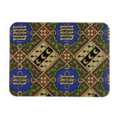 Magnet Flexible Diamond print ecclesiastical wallpaper design (Horizontal)