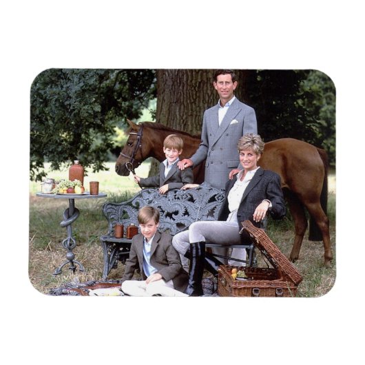 Magnet Flexible Diana Charles William Harry 1992 (Horizontal)