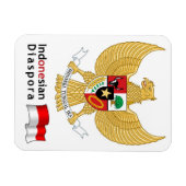 Magnet Flexible Diaspora indonésienne (Horizontal)