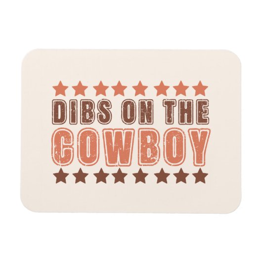 Magnet Flexible Dibs Sur Le Cowboy (Horizontal)