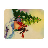Magnet Flexible Dickens style Christmas Illustration (Horizontal)