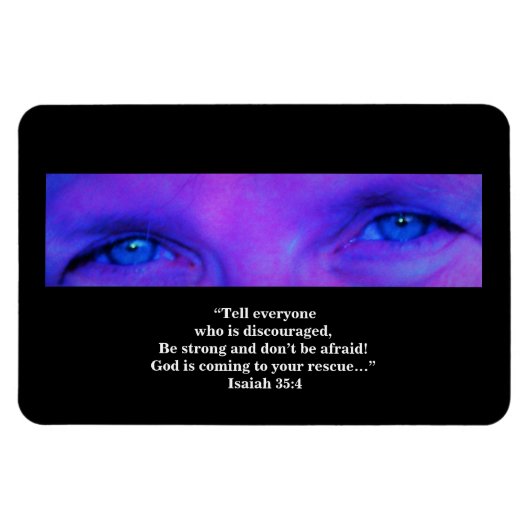 MAGNET FLEXIBLE DIEU À LA SECOURT (Horizontal)