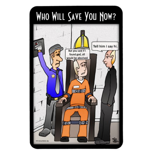 Magnet Flexible Dieu a trouvé une grosse coquille (Vertical)