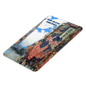 Magnet Flexible Dieu Bénisse L'Amérique. Art patriotique (Côté Gauche)