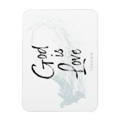 Magnet Flexible Dieu est amour (Vertical)