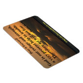 Magnet Flexible Dieu est notre refuge Bible Citation (Côté Droit)