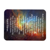Magnet Flexible Dieu par Kahlil Gibran (Horizontal)