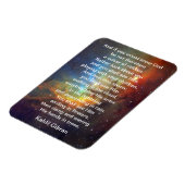 Magnet Flexible Dieu par Kahlil Gibran (Côté Gauche)