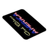 Magnet Flexible Dieu patriotique bénit l'Amérique (Côté Droit)