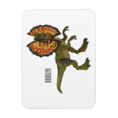 Magnet Flexible Dilophosaurus dessin animé (Vertical)