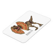Magnet Flexible Dilophosaurus dessin animé (Côté Gauche)
