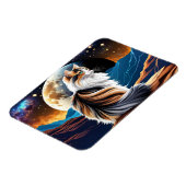 Magnet Flexible Dilute Calico Chat et Lune du désert (Côté Gauche)