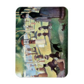 Magnet Flexible Dimanche après-midi, île La Grande Jatte par Seura (Vertical)