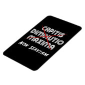 Magnet Flexible diminution de tête maxima non serviam (Côté Gauche)
