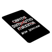 Magnet Flexible diminution de tête maxima non serviam (Côté Droit)