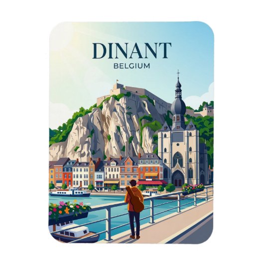 MAGNET FLEXIBLE DINANT BELGIQUE (Vertical)