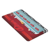 Magnet Flexible Dîner Américain Vintage (Côté Droit)