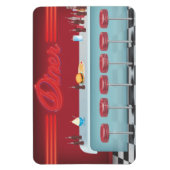 Magnet Flexible Dîner Américain Vintage (Vertical)