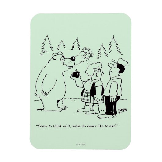 Magnet Flexible Dîner des ours (Vertical)