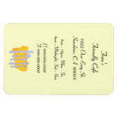 Magnet Flexible Dinnerware Restaurant Publicité sur mesure Aimant (Horizontal)