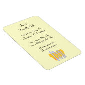 Magnet Flexible Dinnerware Restaurant Publicité sur mesure Aimant (Côté Droit)