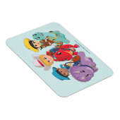 Magnet Flexible Dino Ranch Friends Design (Côté Droit)