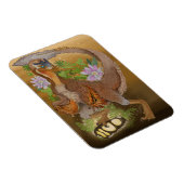 Magnet Flexible Dinosaur Raptor Jungle Art (Côté Droit)