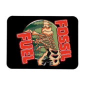 Magnet Flexible Dinosaure "Carburant fossile" (Horizontal)