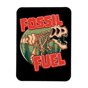 Magnet Flexible Dinosaure "Combustible fossile"