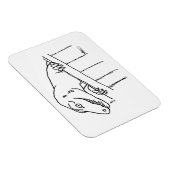 Magnet Flexible Dinosaure de quartier convivial (Côté Droit)