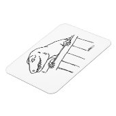 Magnet Flexible Dinosaure de quartier convivial (Côté Gauche)