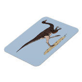 Magnet Flexible Dinosaure ornithomimus crétacé (Côté Gauche)