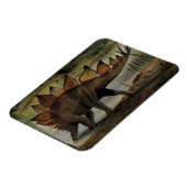 Magnet Flexible Dinosaures vintages, Stegosaurus, Queue avec Spike (Côté Gauche)