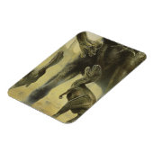 Magnet Flexible Dinosaures vintages, Torvosaurus et Brachiosaurus (Côté Gauche)