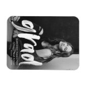 Magnet Flexible Diplôme de la photo de la fin du script de brosse (Horizontal)