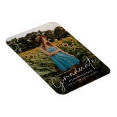 Magnet Flexible Diplôme de Photo Simple Script Moderne (Côté Droit)