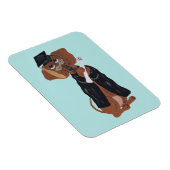 Magnet Flexible Diplômé de teckel (Côté Droit)