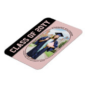 Magnet Flexible Diplômé d'école supérieure photo moderne gras (Côté Gauche)