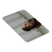 Magnet Flexible Diplômé et votre photo - Impression noire (Côté Droit)