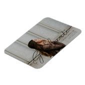 Magnet Flexible Diplômé et votre photo - Impression noire (Côté Gauche)