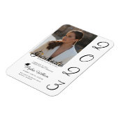 MAGNET FLEXIBLE DIPLÔMÉ - INVITATION À LA DIPLÔME (Côté Gauche)