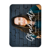 Magnet Flexible Diplôme photo moderne (Vertical)