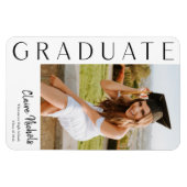 Magnet Flexible Diplôme Photo Vertical Moderne (Horizontal)