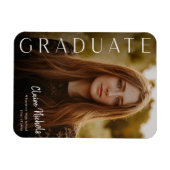 Magnet Flexible Diplôme Photo Vertical Moderne (Horizontal)