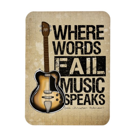 Magnet Flexible Discours de musique (Vertical)