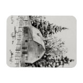 Magnet Flexible Distant Barne Sketch I (Horizontal)