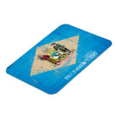 Magnet Flexible Distorsion du drapeau Delaware (Côté Gauche)