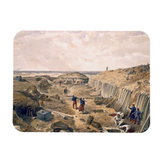 Magnet Flexible Ditch du Bastion du Mat, assiette de "Le Siège (Horizontal)