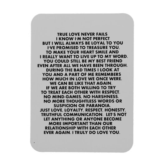 MAGNET FLEXIBLE DITES-LE COMME IL EST LOVE CITE LES RELATIONS ESSA (Vertical)